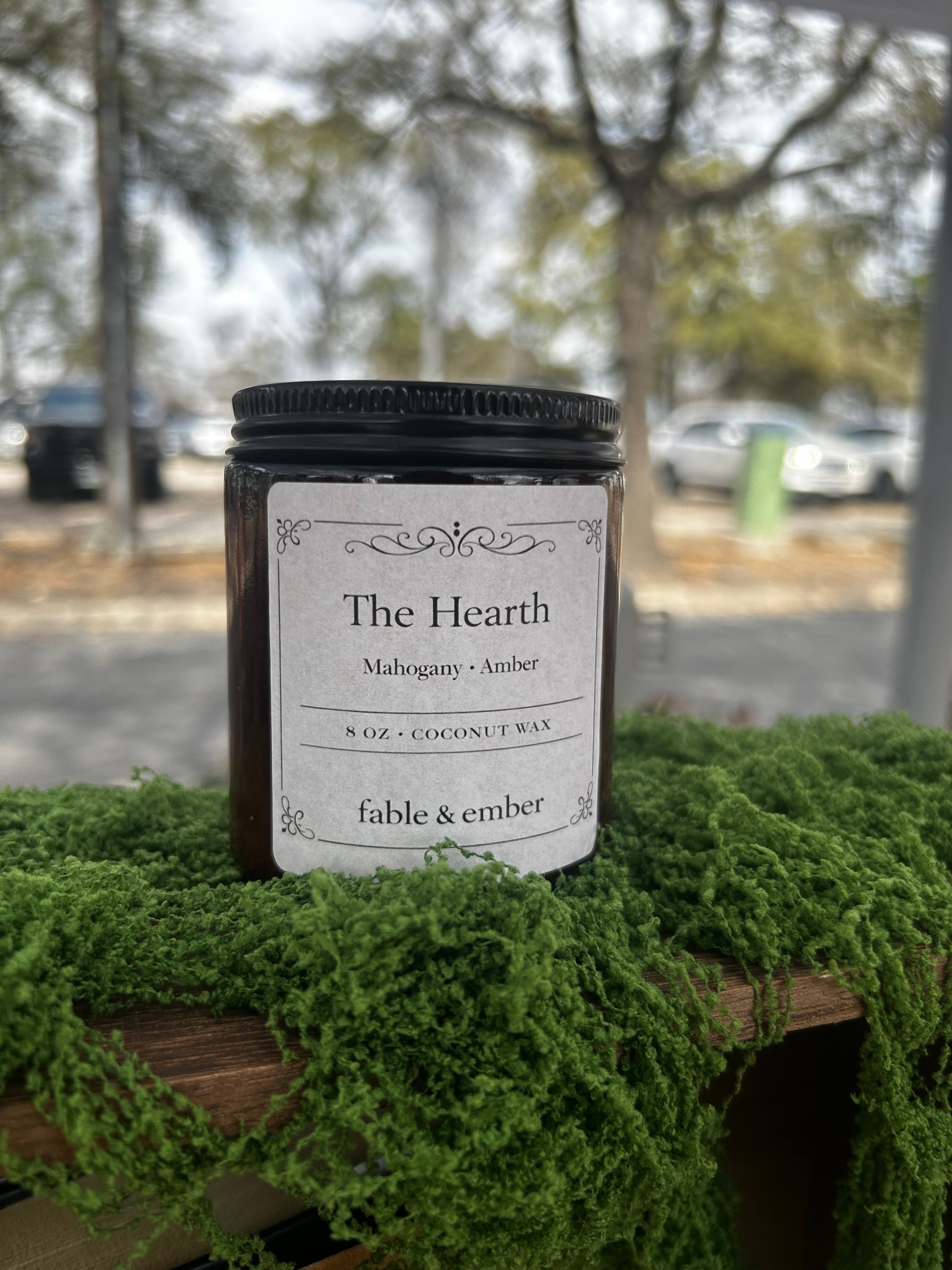 The Hearth - 8oz Wooden Wick Candle